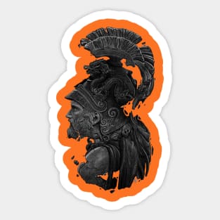 Warrior head Sticker